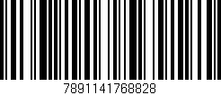 Código de barras (EAN, GTIN, SKU, ISBN): '7891141768828'