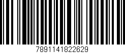 Código de barras (EAN, GTIN, SKU, ISBN): '7891141822629'