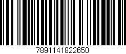 Código de barras (EAN, GTIN, SKU, ISBN): '7891141822650'
