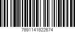 Código de barras (EAN, GTIN, SKU, ISBN): '7891141822674'