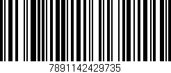 Código de barras (EAN, GTIN, SKU, ISBN): '7891142429735'