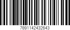 Código de barras (EAN, GTIN, SKU, ISBN): '7891142432643'