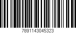 Código de barras (EAN, GTIN, SKU, ISBN): '7891143045323'