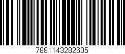 Código de barras (EAN, GTIN, SKU, ISBN): '7891143282605'