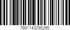 Código de barras (EAN, GTIN, SKU, ISBN): '7891143295285'
