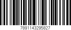 Código de barras (EAN, GTIN, SKU, ISBN): '7891143295827'