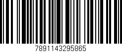 Código de barras (EAN, GTIN, SKU, ISBN): '7891143295865'