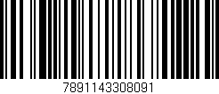 Código de barras (EAN, GTIN, SKU, ISBN): '7891143308091'