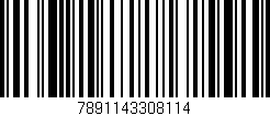 Código de barras (EAN, GTIN, SKU, ISBN): '7891143308114'