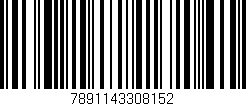 Código de barras (EAN, GTIN, SKU, ISBN): '7891143308152'