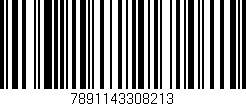 Código de barras (EAN, GTIN, SKU, ISBN): '7891143308213'