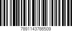 Código de barras (EAN, GTIN, SKU, ISBN): '7891143786509'