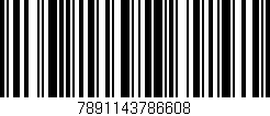 Código de barras (EAN, GTIN, SKU, ISBN): '7891143786608'