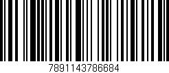 Código de barras (EAN, GTIN, SKU, ISBN): '7891143786684'