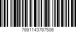 Código de barras (EAN, GTIN, SKU, ISBN): '7891143787506'