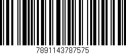 Código de barras (EAN, GTIN, SKU, ISBN): '7891143787575'