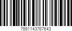 Código de barras (EAN, GTIN, SKU, ISBN): '7891143787643'