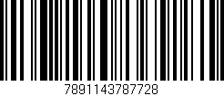 Código de barras (EAN, GTIN, SKU, ISBN): '7891143787728'