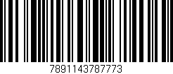 Código de barras (EAN, GTIN, SKU, ISBN): '7891143787773'