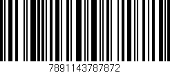 Código de barras (EAN, GTIN, SKU, ISBN): '7891143787872'