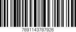 Código de barras (EAN, GTIN, SKU, ISBN): '7891143787926'