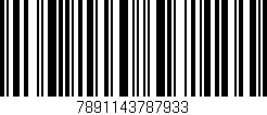 Código de barras (EAN, GTIN, SKU, ISBN): '7891143787933'