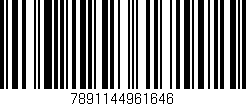 Código de barras (EAN, GTIN, SKU, ISBN): '7891144961646'