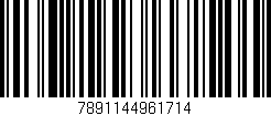 Código de barras (EAN, GTIN, SKU, ISBN): '7891144961714'