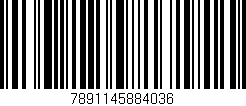 Código de barras (EAN, GTIN, SKU, ISBN): '7891145884036'