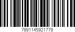 Código de barras (EAN, GTIN, SKU, ISBN): '7891145921779'