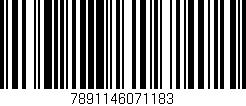 Código de barras (EAN, GTIN, SKU, ISBN): '7891146071183'