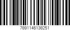 Código de barras (EAN, GTIN, SKU, ISBN): '7891146138251'