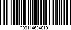 Código de barras (EAN, GTIN, SKU, ISBN): '7891146848181'