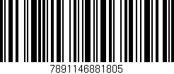 Código de barras (EAN, GTIN, SKU, ISBN): '7891146881805'