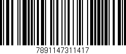 Código de barras (EAN, GTIN, SKU, ISBN): '7891147311417'