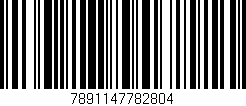 Código de barras (EAN, GTIN, SKU, ISBN): '7891147782804'