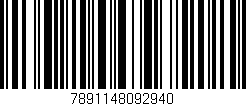 Código de barras (EAN, GTIN, SKU, ISBN): '7891148092940'