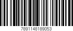 Código de barras (EAN, GTIN, SKU, ISBN): '7891148189053'