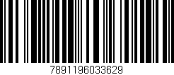 Código de barras (EAN, GTIN, SKU, ISBN): '7891196033629'