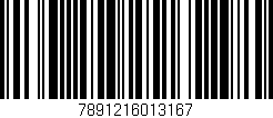 Código de barras (EAN, GTIN, SKU, ISBN): '7891216013167'