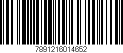 Código de barras (EAN, GTIN, SKU, ISBN): '7891216014652'