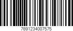Código de barras (EAN, GTIN, SKU, ISBN): '7891234007575'