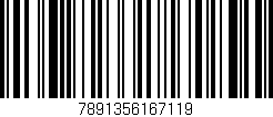 Código de barras (EAN, GTIN, SKU, ISBN): '7891356167119'