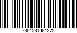 Código de barras (EAN, GTIN, SKU, ISBN): '7891361981373'