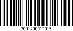 Código de barras (EAN, GTIN, SKU, ISBN): '7891408917815'