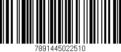 Código de barras (EAN, GTIN, SKU, ISBN): '7891445022510'