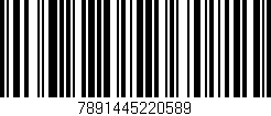 Código de barras (EAN, GTIN, SKU, ISBN): '7891445220589'