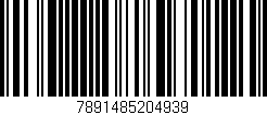 Código de barras (EAN, GTIN, SKU, ISBN): '7891485204939'