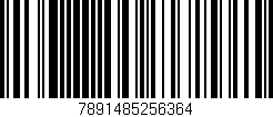 Código de barras (EAN, GTIN, SKU, ISBN): '7891485256364'