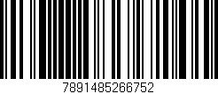 Código de barras (EAN, GTIN, SKU, ISBN): '7891485266752'